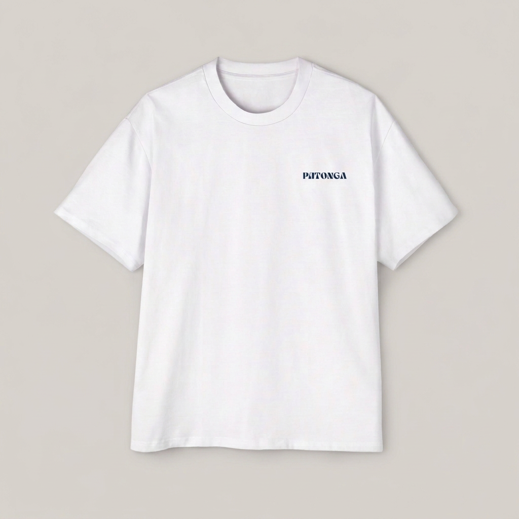 Jetty Boss White front flat lay on warm grey