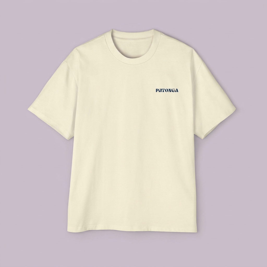 Snapper Tee front flat lay on lilac